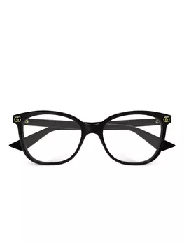 Очки Gucci Eyewear в квадратной оправе, черный