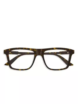 Очки Gucci Eyewear в квадратной оправе, коричневый