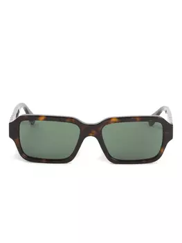 Очки Gucci Eyewear в прямоугольной оправе, коричневый