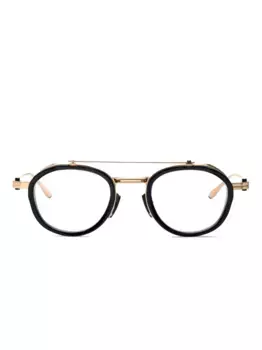 Очки Infinity Rx в овальной оправе Akoni, золотой