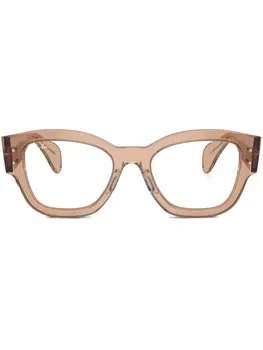 Очки Jorge в квадратной оправе Ray-Ban, коричневый