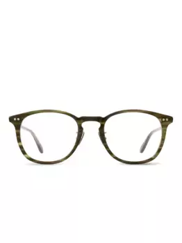Очки Kinney в круглой оправе Garrett Leight, зеленый