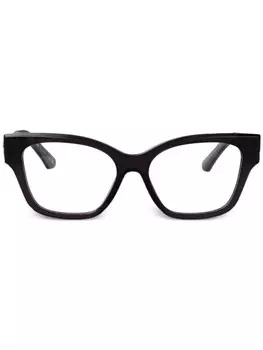 Очки кошачий глаз Burberry Eyewear, серый