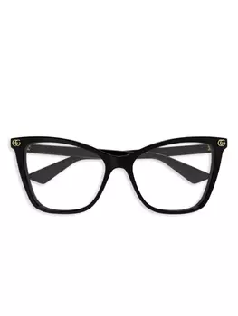Очки кошачий глаз Gucci Eyewear, черный