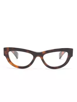 Очки «кошачий глаз» Gucci Eyewear, коричневый