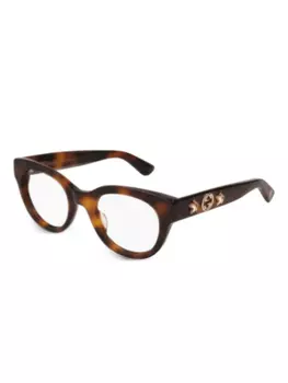Очки «кошачий глаз» Gucci Eyewear, коричневый
