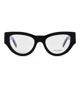 Очки «кошачий глаз» Saint Laurent, черный