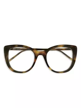 Очки «кошачий глаз» Saint Laurent Eyewear, коричневый