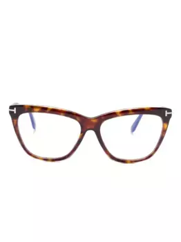 Очки кошачий глаз TOM FORD Eyewear, коричневый