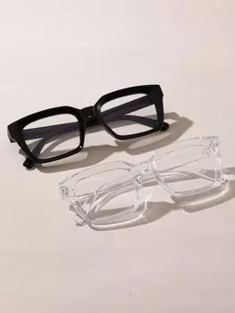 Очки квадратные, 2 пары