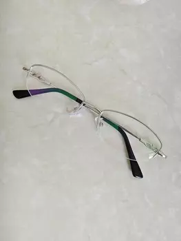 Очки квадратные ретро, серебряный