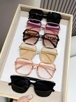 Очки квадратные женские, 6 штук