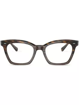Очки Lelia Oliver Peoples, коричневый