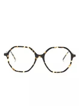 Очки Livia в геометричной оправе GIGI STUDIOS, коричневый