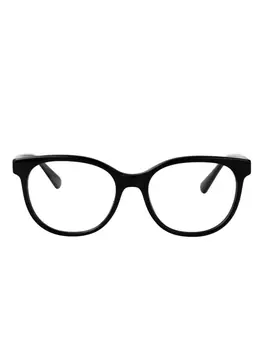 Очки Longchamp в круглой оправе, черный