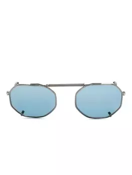 Очки M3086 в восьмиугольной оправе Matsuda, серебряный