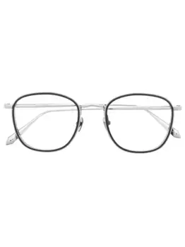 Очки Maco в круглой оправе Linda Farrow, черный