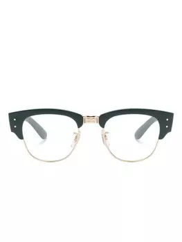 Очки Mega Clubmaster Ray-Ban, зеленый
