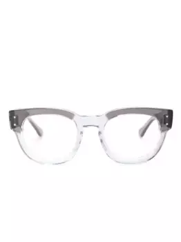 Очки Mega Hawkeye Optics в круглой оправе Ray-Ban, серый