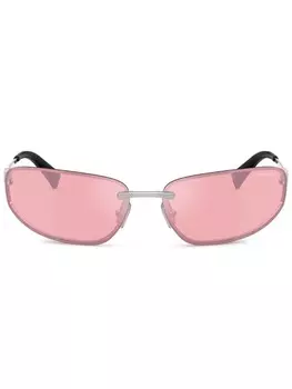 Очки Miu Miu Eyewear, серебряный