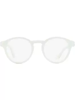 Очки ML5189 в овальной оправе Moncler Eyewear, белый