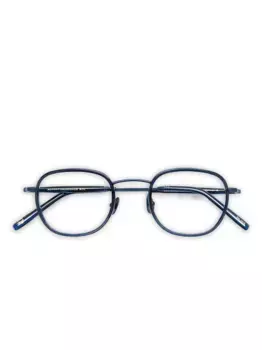 Очки Mosha в квадратной оправе Moscot, синий