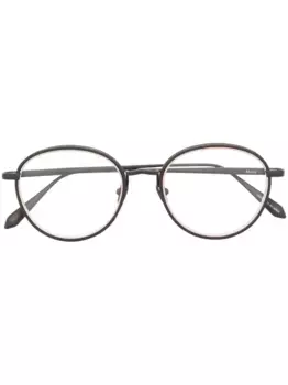 Очки Moss в круглой оправе Linda Farrow, черный