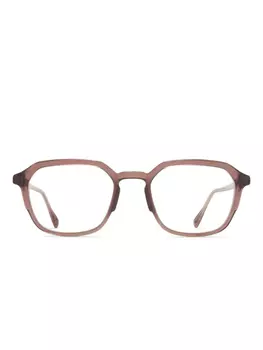 Очки Mykita в квадратной оправе, коричневый
