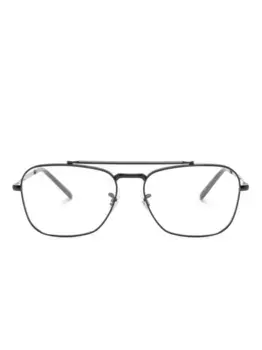 Очки New Caravan в квадратной оправе Ray-Ban, черный