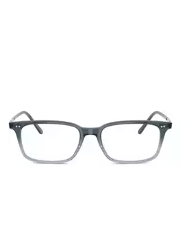 Очки Neylan в прямоугольной оправе Oliver Peoples, синий