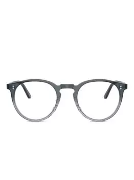 Очки O'Malley в круглой оправе Oliver Peoples, синий