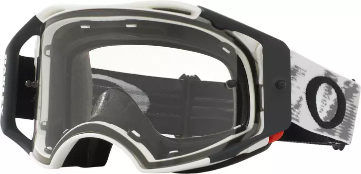 Очки Oakley Airbrake Matte White Speed для мотокросса с рисунком