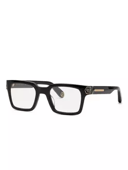 Очки Philipp Plein Eyewear logo detailing frames, черный