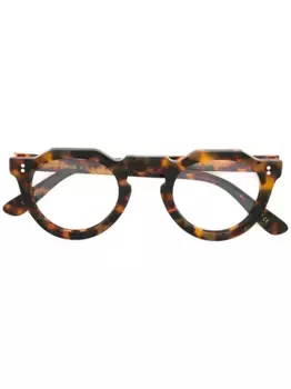 Очки 'Pica' в черепаховой оправе Lesca, коричневый