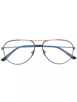Очки-пилоты FT5829B TOM FORD Eyewear, черный