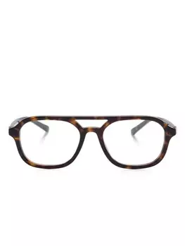 Очки-пилоты Gucci Eyewear, коричневый