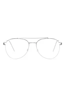 Очки-пилоты Lindberg, серебряный