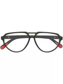 Очки-пилоты Moncler Eyewear, черный