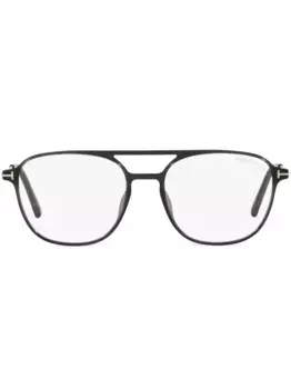 Очки-пилоты с логотипом TOM FORD Eyewear, серый
