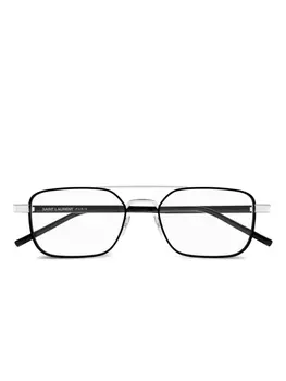 Очки-пилоты Saint Laurent Eyewear, черный