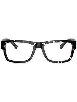 Очки PR 15YV Black Crystal Tortoise Prada Eyewear, черный