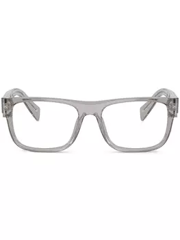Очки PR 22ZV Transparent Dark Grey Prada Eyewear, серый