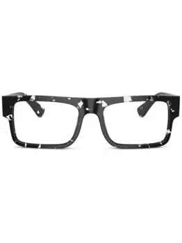 Очки PR A01V Havana Black Transparent Prada Eyewear, черный