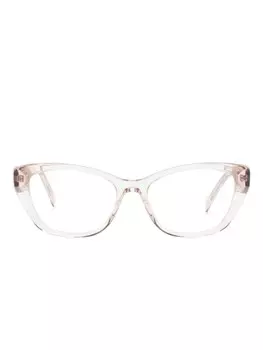 Очки Prada Eyewear прозрачные «кошачий глаз», розовый