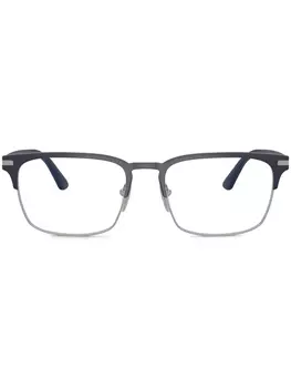 Очки Prada Eyewear прямоугольная оправа, синий