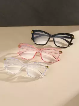 Очки прозрачные, 3 пары