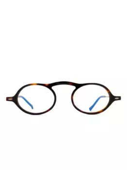 Очки Quinze в круглой оправе Eyepetizer, коричневый