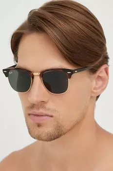 Очки Ray-Ban, коричневый