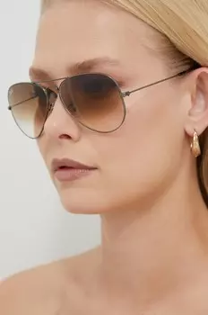 Очки Ray-Ban, коричневый