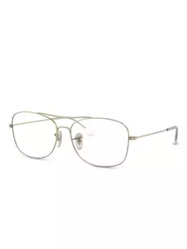 Очки Ray-Ban в круглой оправе, золотой